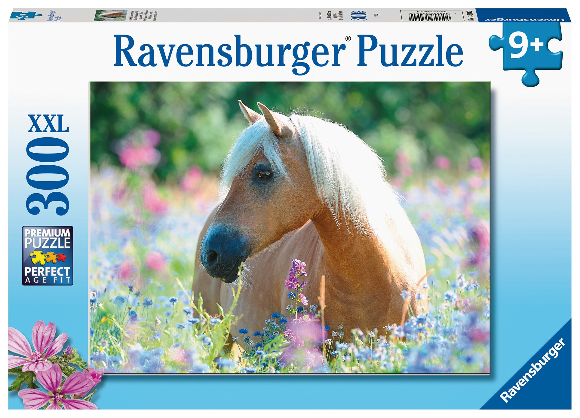 Ravensburger pusle 300 tk Hobune lilledes Paatidest laevadeni