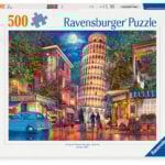 Ravensburger pusle 500 tk: õhtu Pisas Suurepärane kingitus - puslede kokkupanek on tore ja lõbus tegevus