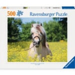 Ravensburger pusle 500 tk Valge hobune Pusle pakub  lõõgastust