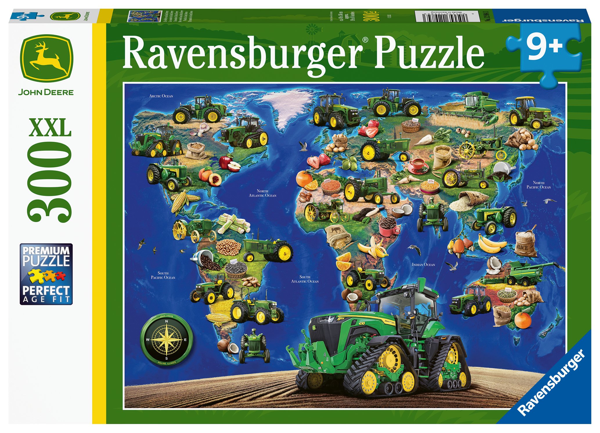 Ravensburger pusle 300 tk John Deere maailm Paatidest laevadeni
