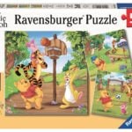 Ravensburger pusle 3x49 tk Karupoeg Puhh - Spordipäev Paatidest laevadeni