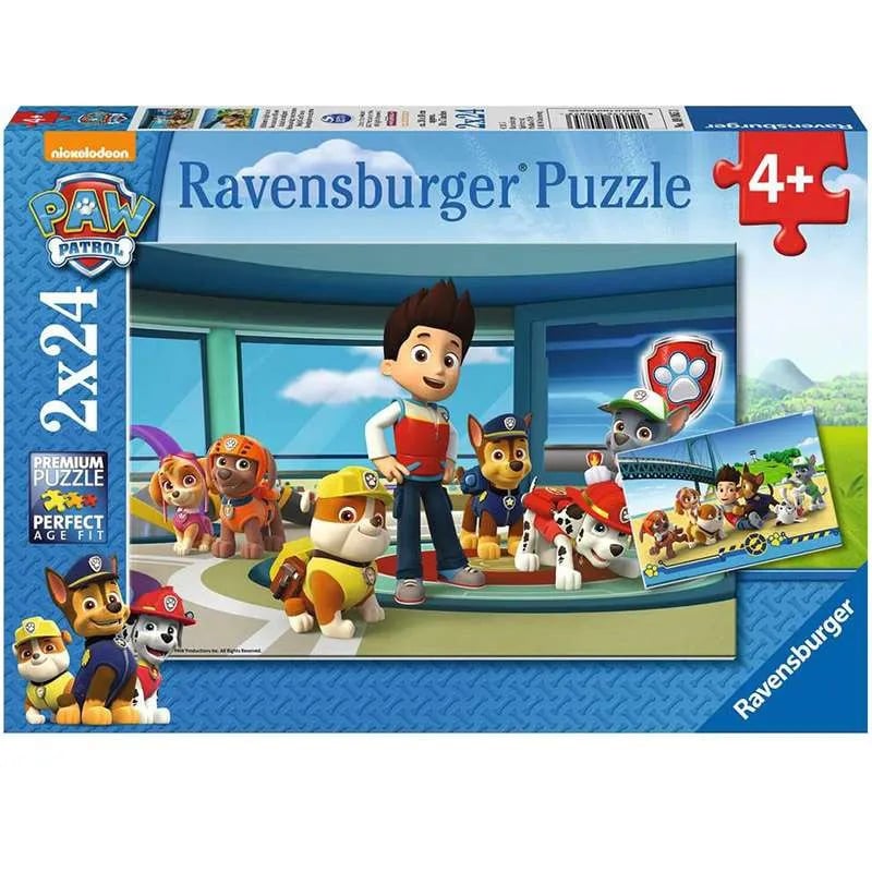 Ravensburger pusle 2x24 tk Käpapatrull Paatidest laevadeni
