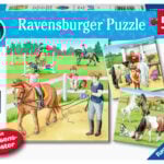 Ravensburger pusle 3x49 tk: Hobused Paatidest laevadeni