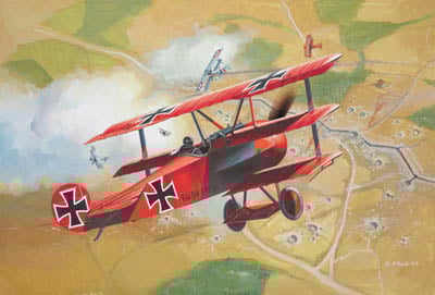 Revell liimitav mudel Fokker DR.1  1:72 Kas olete mudelite kokkupanekul algaja või proff