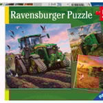 Ravensburger pusle 3x49 tk John Deere hooaeg Paatidest laevadeni