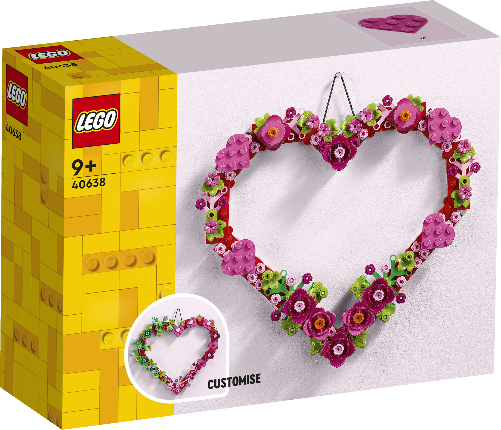 LEGO Südamekujuline ornament Pane kokku kaunis LEGO südamekujuline ornament endale või kingi lähedasele