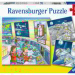 Ravensburger pusle 3x49 Astronaudid Paatidest laevadeni