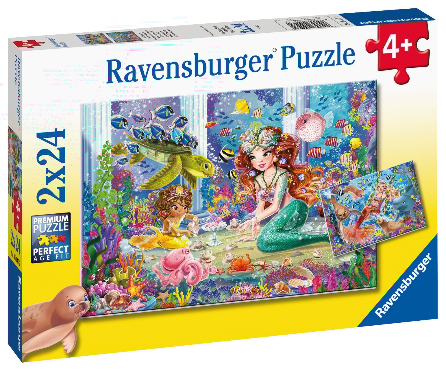 Ravensburger pusle 2x24 tk Merineitsid Paatidest laevadeni