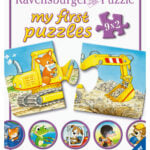 Ravensburger minu esimene pusle 9x2 tk Ehitus Väikelaste lemmikpusle!