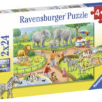 Ravensburger pusle 2x24 tk Päev loomaaias Paatidest laevadeni