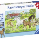 Ravensburger pusle 2x24 tk Ratsatall Paatidest laevadeni