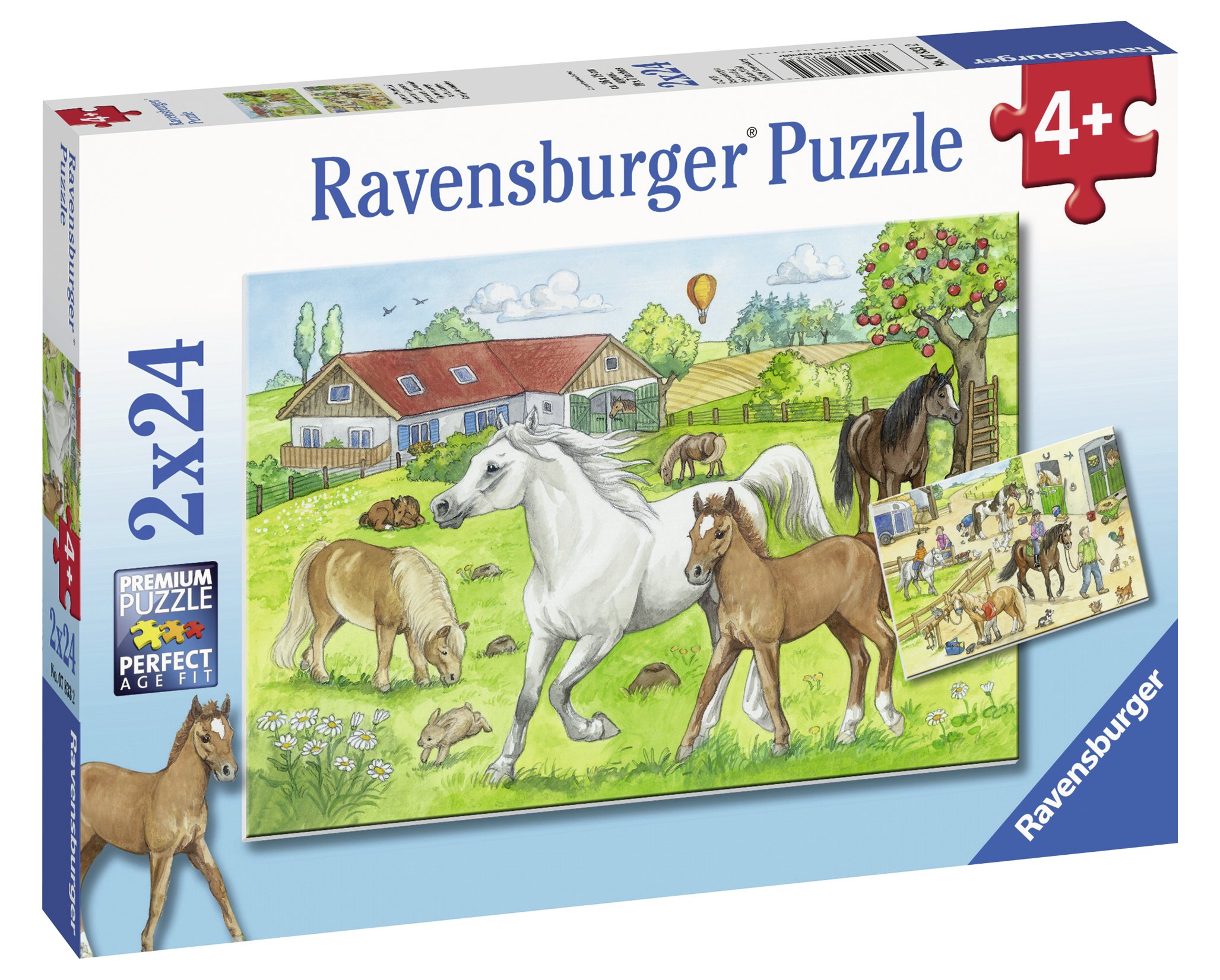 Ravensburger pusle 2x24 tk Ratsatall Paatidest laevadeni