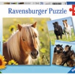 Ravensburger pusle 3x49 tk: Armsad hobused Paatidest laevadeni