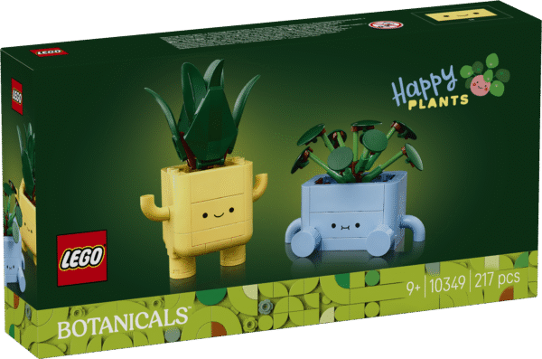 Lapsed saavad ehitada vahva magamistoa kaunistuse LEGO® Botanicals Rõõmsate taimede ehituskomplektiga