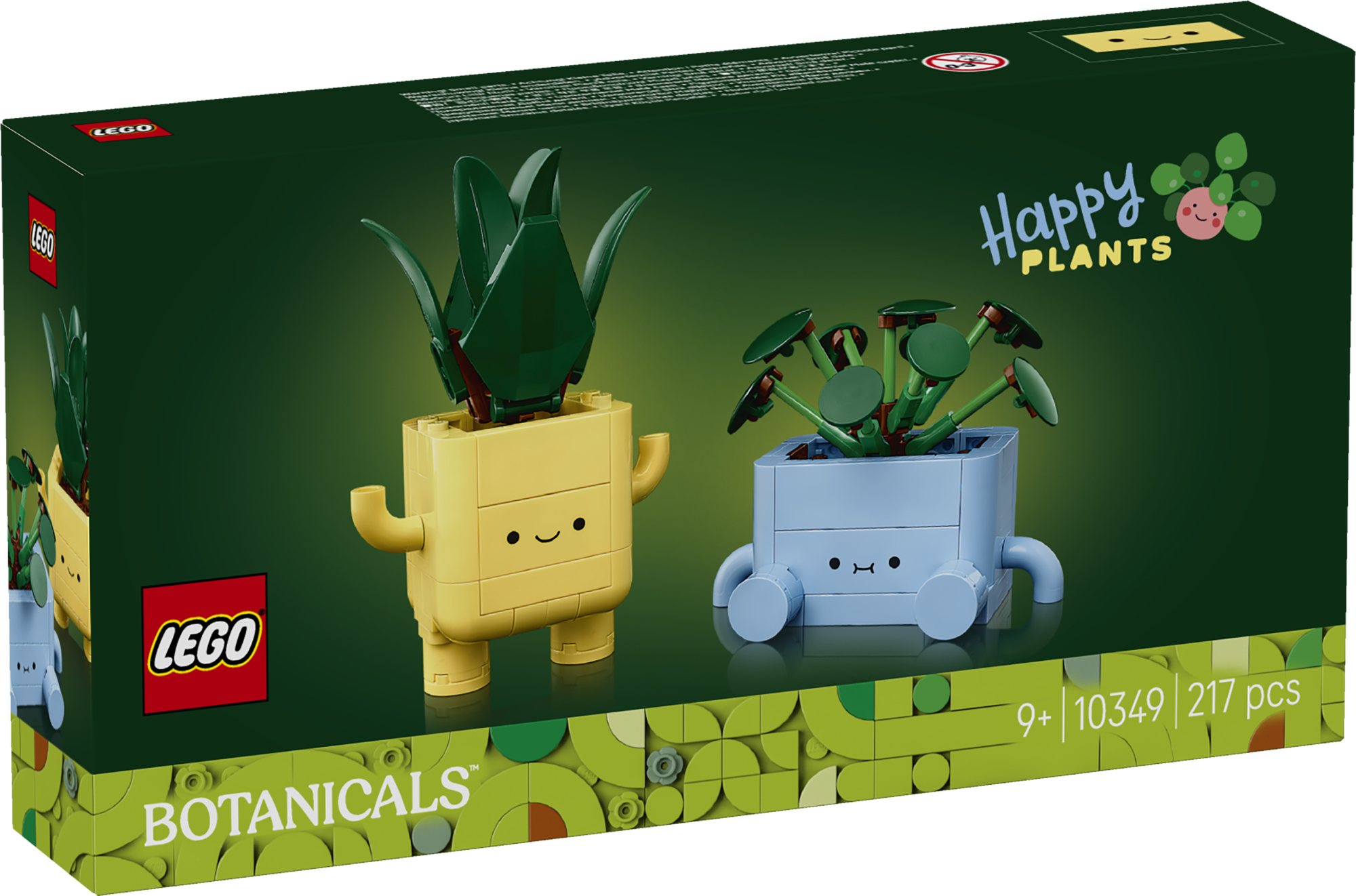 LEGO Botanicals Rõõmsad taimed Lapsed saavad ehitada vahva magamistoa kaunistuse LEGO® Botanicals Rõõmsate taimede ehituskomplektiga