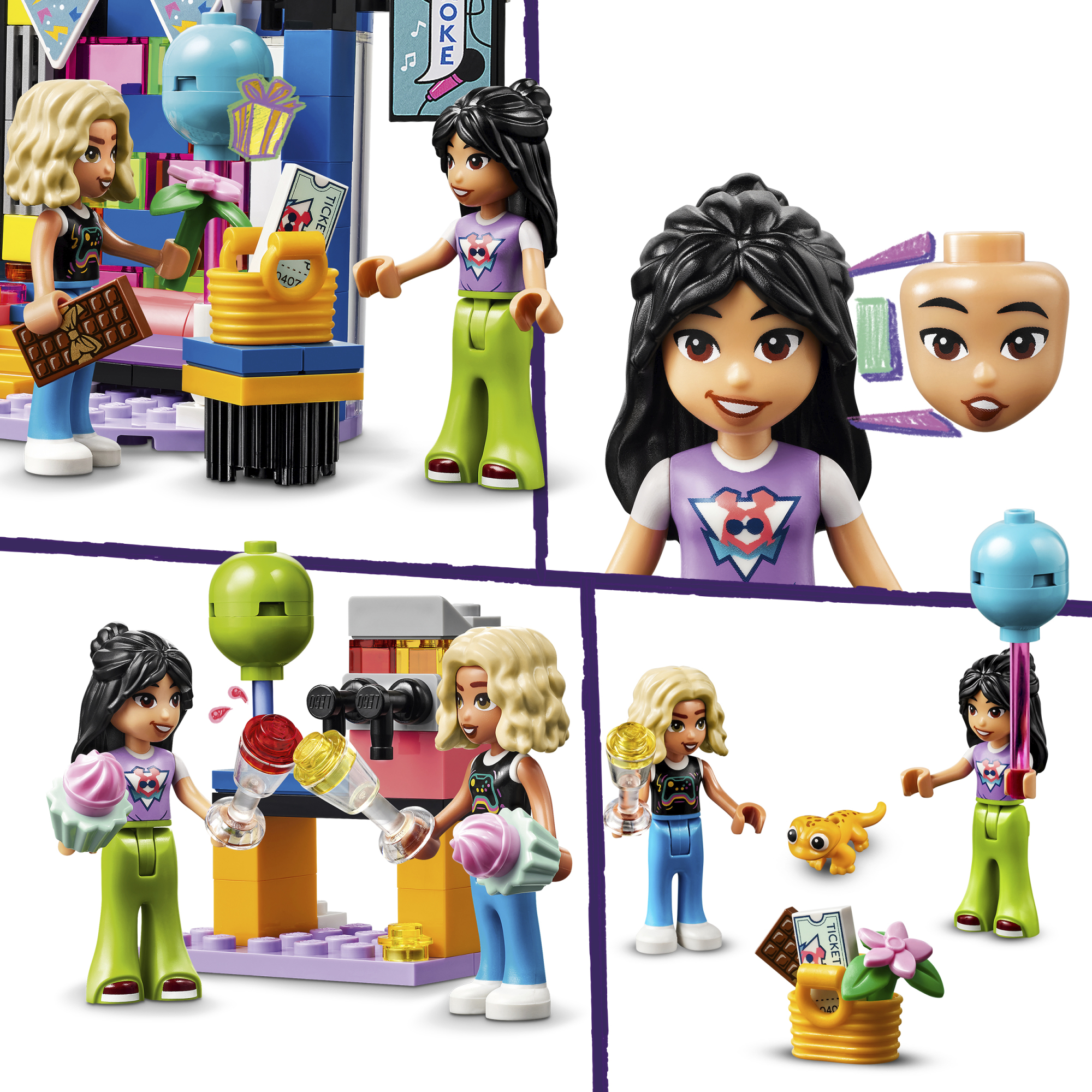 image_raw kahe LEGO® Friends tegelase ja gekofiguuriga.