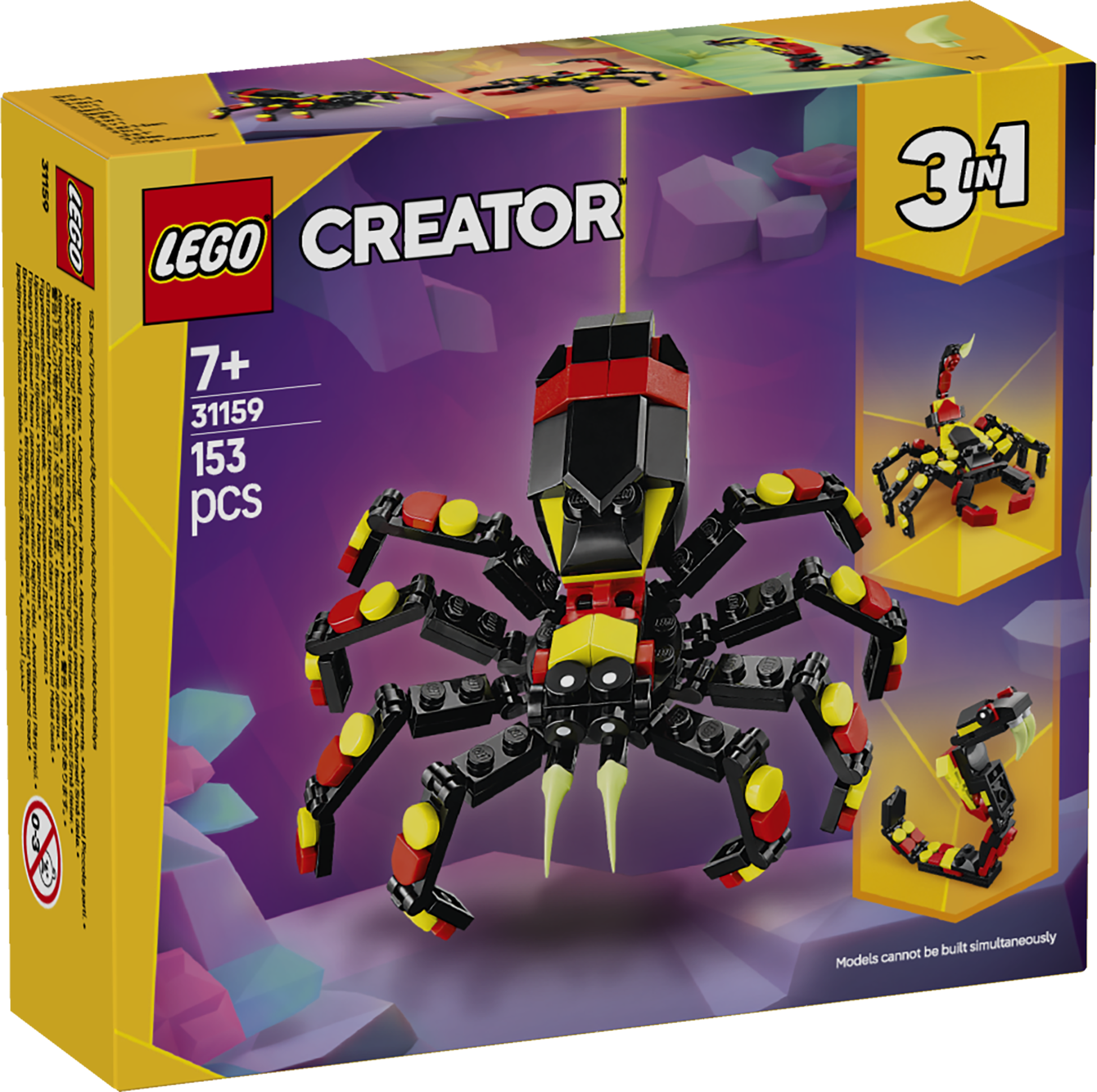 LEGO Creator Metsloomad: üllatav ämblik Loomafännid saavad komplektiga LEGO Creator 3in1 Metsloomad: üllatav ämblik nautida loomingulist mängu ja ehitamist.