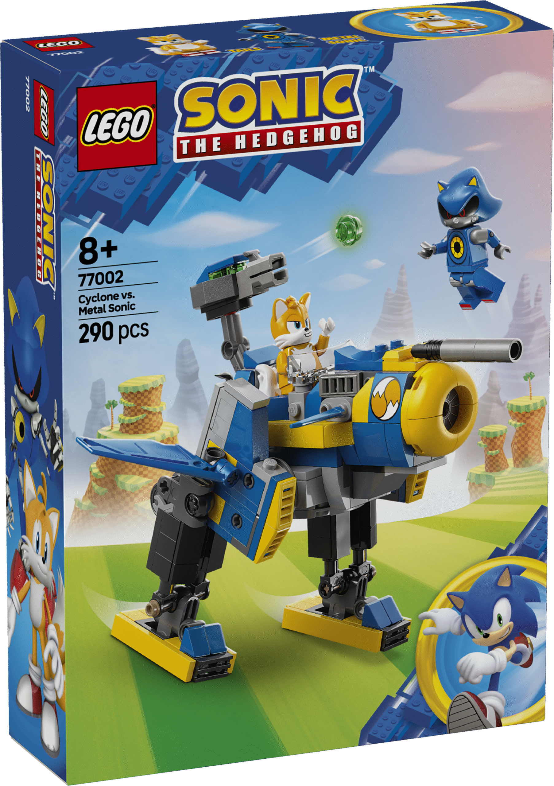 LEGO Sonic Cyclone vs. Metal Sonic Selles laste meelelahutusmänguasjas on robot