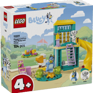 4-aastased ja vanemad lapsed ühinevad Bluey ja Chloe minifiguuride tegelaskujudega