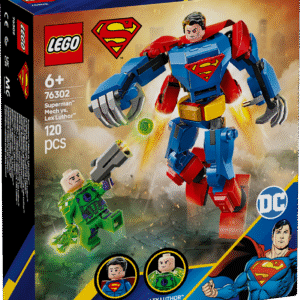 LEGO® DC Supermani roboti ja Lex Luthori superkangelaste mängukomplekt on lastele mõeldud ehitusmänguasi