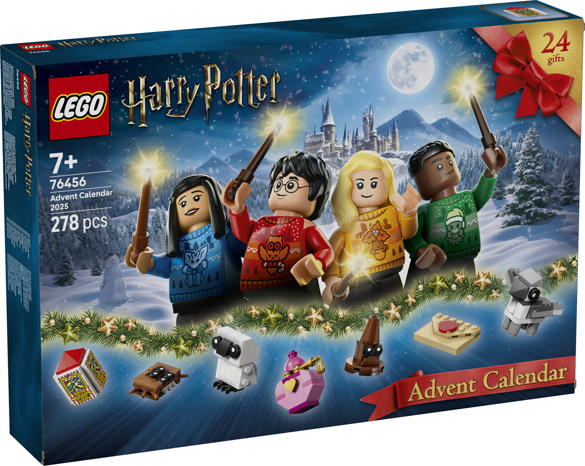 LEGO Harry Potter Advendikalender 2025 See advendikalender on täis LEGO® Harry Potteri™ minifiguure ja vahvaid kogutavaid minimudeleid ning sobib lastele maagiliseks pühadekingituseks.