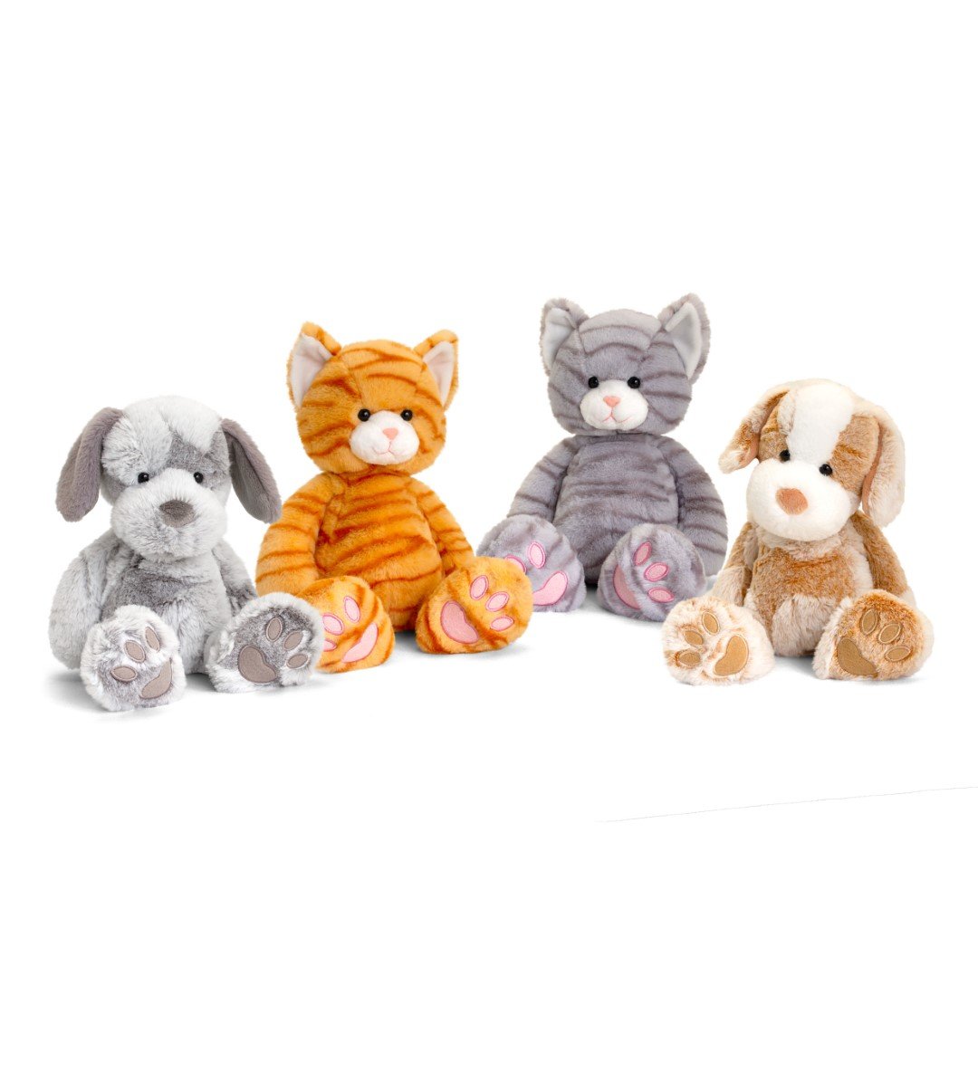 Keel Toys Love to Hug kassid-koerad18 cm Kvaliteetsetest ja taaskasutatavatest materjalidest toodetud maailma nunnumad pehmed tegelased!