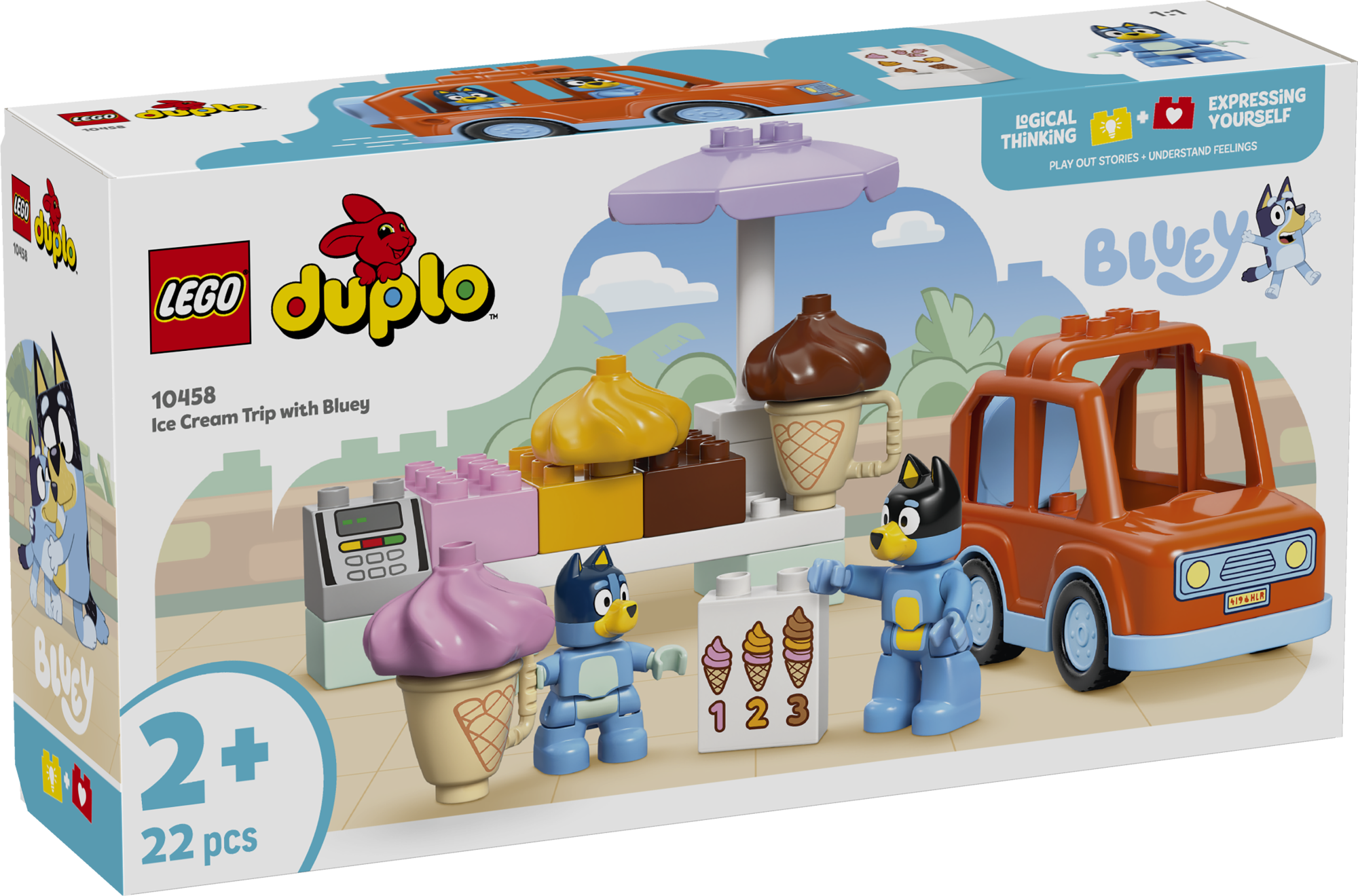 LEGO DUPLO Jäätisereis koos Blueyga See LEGO® DUPLO jäätisemänguasi