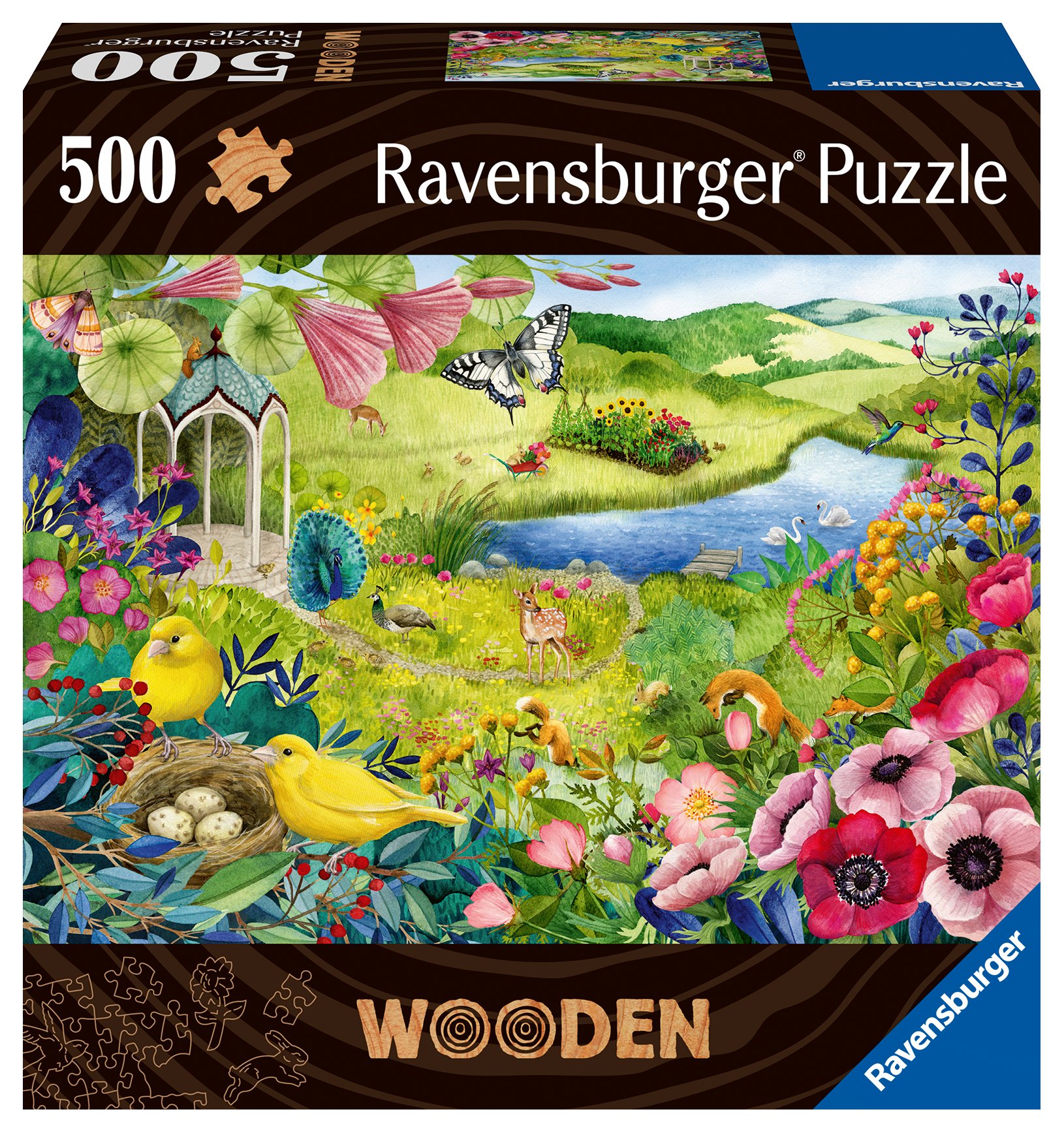 Ravensburger puidust pusle 500 tk Imeline loodus Puidust pusled on kvaliteetsed ja hindamatu väärtusega!