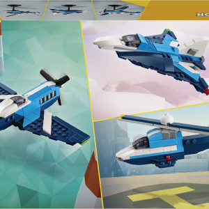 LEGO Creator Lennukid: võidusõidulennuk