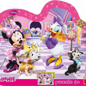 Dino siluett plaatpusle 25 tk Minnie