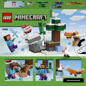 LEGO Minecraft Steve'i seiklus taigas