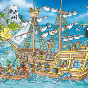 Ravensburger pusle 2x24 tk Piraadid