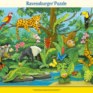 Ravensburger suur plaatpusle 11 tk Loomad vihmametsas