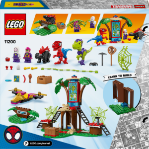 LEGO Spidey ja Gobby raptori lahing puumaja peakorteris