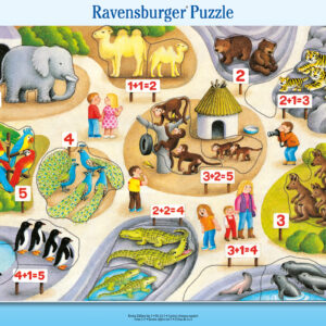 Ravensburger pusle suurplaatpusle 17 tk Lugemine 5ni