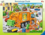 Ravensburger suur plaatpusle 35 tk Prügiauto