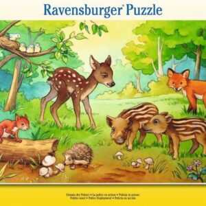 Ravensburger väike plaatpusle 15 tk  Metsloomakesed
