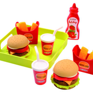 Ecoiffier hamburgeri komplekt