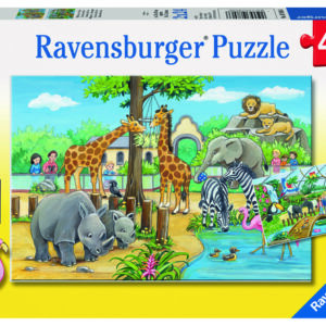 Ravensburger pusle 2x24 tk Loomaaed
