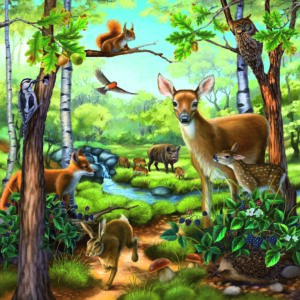 Ravensburger pusle 3x49 tk Loomad