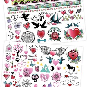 Buki mahapestav tattoo  75 tk - värviline