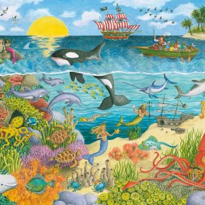 Ravensburger pusle 2x24 Piraadid ja merineitsid