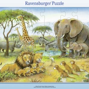 Ravensburger plaatpusle 30 tk Aafrika loomad