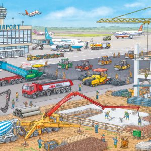 Ravensburger pusle 100 tk  Ehitusplats lennujaamas