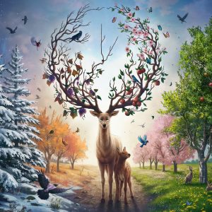 Ravensburger pusle 1000 tk: maagiline hirv