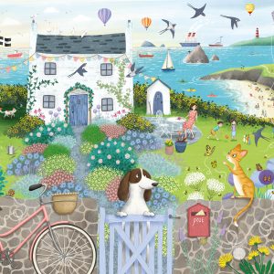 Ravensburger pusle 1000 tk Mereäärne kodu