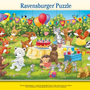Ravensburger plaatpusle 15 tk: loomade sünnipäev