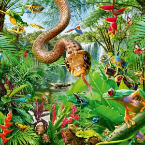 Ravensburger  pusle 300 tk Roomajate kodu