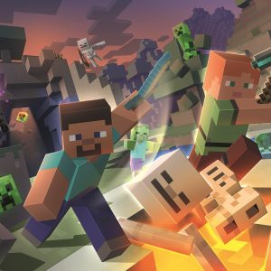 Ravensburger pusle 100 tk Minecrafti koletised