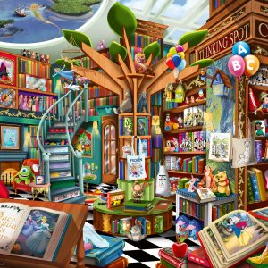 Ravensburger pusle 1500 tk: maagiline Disney raamatupood